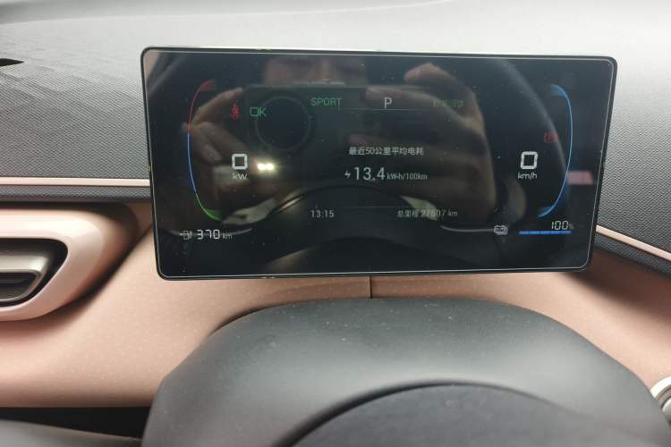 Used BYD Seagull 2023 Flying Edition Odometer Close Up