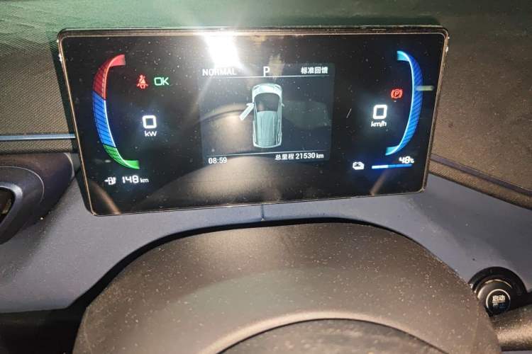 Used BYD Seagull 2023 Free Edition Odometer Close Up