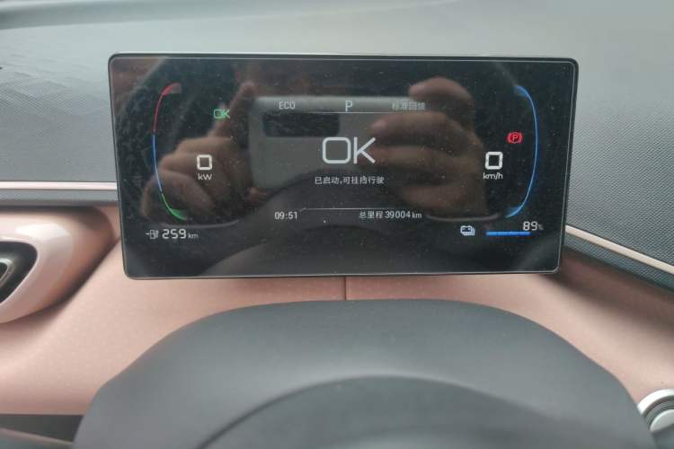 Used BYD Seagull 2023 Free Edition Odometer Close Up