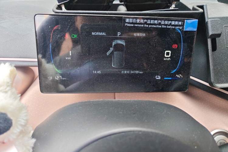Used BYD Seagull 2023 Free Edition Odometer Close Up