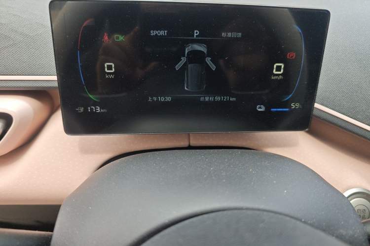 Used BYD Seagull 2023 Free Edition Odometer Close Up