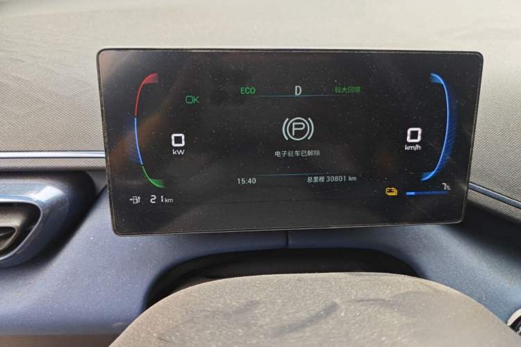 Used BYD Seagull 2023 Flying Edition Odometer Close Up