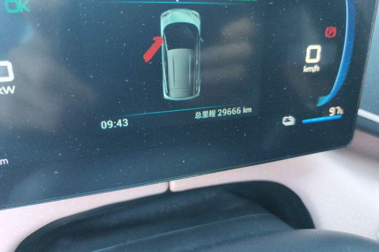 Used BYD Seagull 2023 Flying Edition Odometer Close Up
