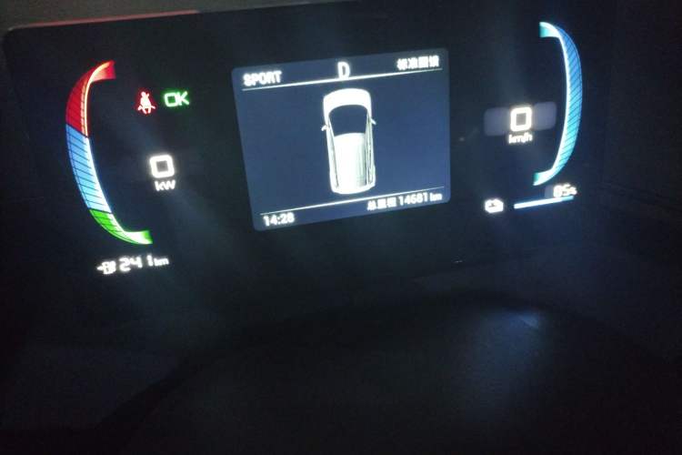 Used BYD Seagull 2023 Free Edition Odometer Close Up