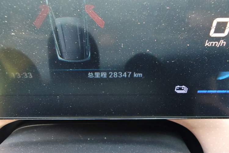 Used BYD Seagull 2023 Flying Edition Odometer Close Up