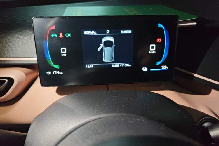 Used BYD Seagull 2023 Free Edition Odometer Close Up