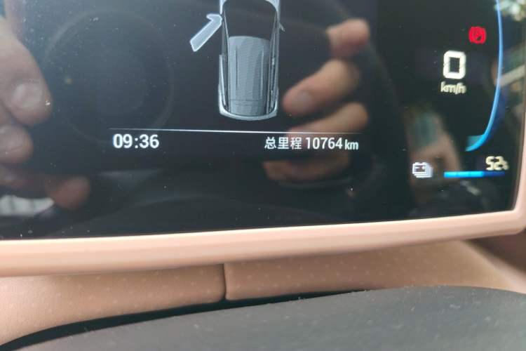 Used BYD Seagull 2023 Free Edition Odometer Close Up
