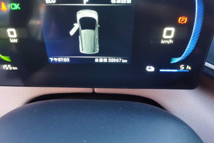Used BYD Seagull 2023 Active Version Odometer Close Up