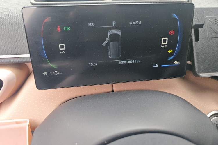 Used BYD Seagull 2023 Free Edition Odometer Close Up