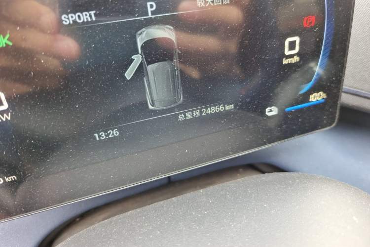 Used BYD Seagull 2023 Free Edition Odometer Close Up