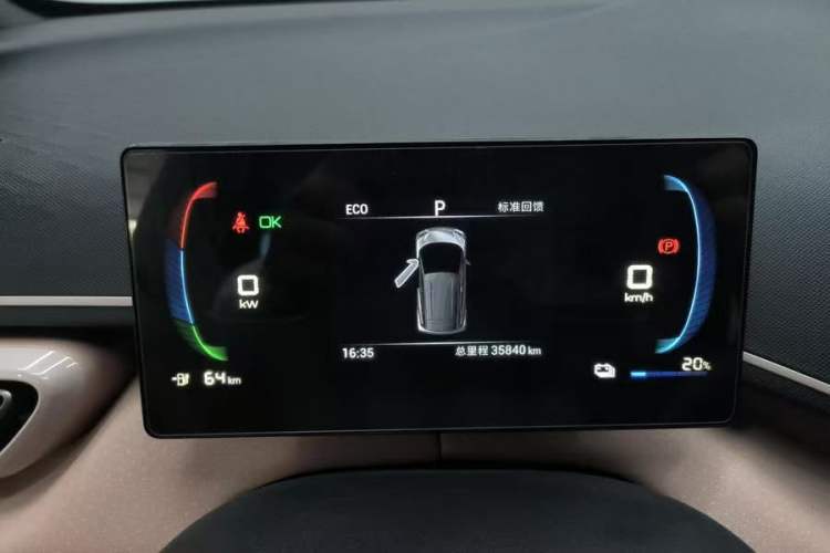 Used BYD Seagull 2023 Free Edition Odometer Close Up