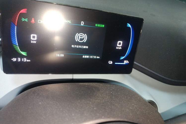 Used BYD Seagull 2023 Flying Edition Odometer Close Up