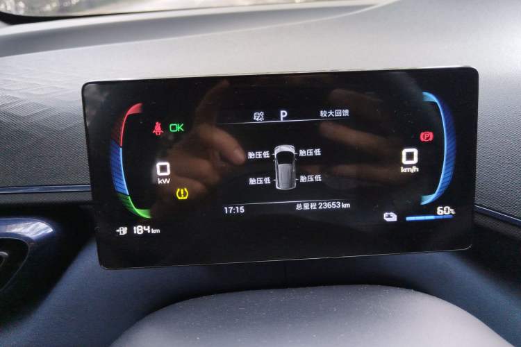 Used BYD Seagull 2024 Honor Edition 305km Dynamic Version Odometer Close Up