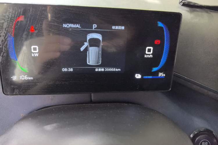 Used BYD Seagull 2024 Honor Edition 305km Dynamic Version Odometer Close Up