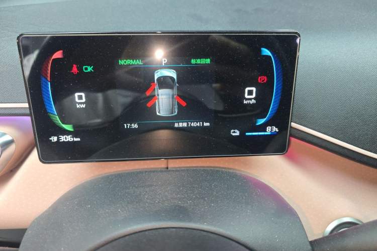 Used BYD Seagull 2024 Honor Edition 405km Flying Version Odometer Close Up