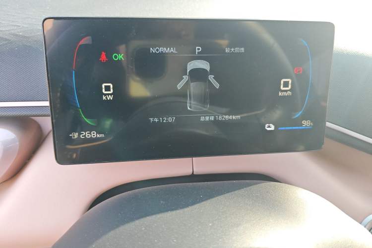 Used BYD Seagull 2024 Honor Edition 305km Freedom Version Odometer Close Up