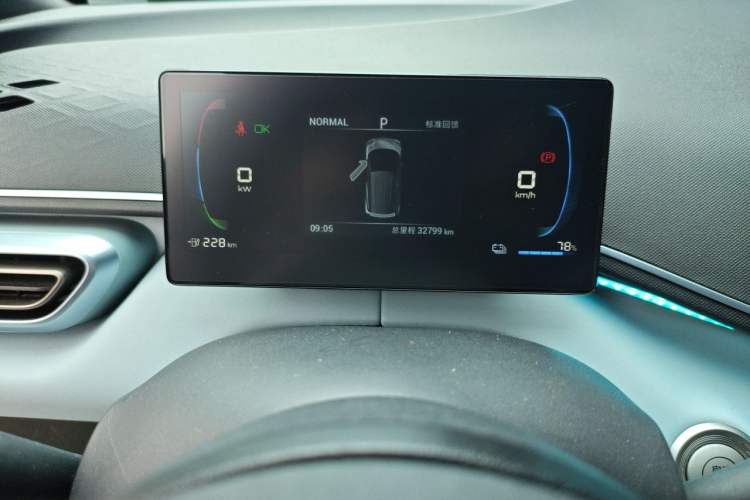 Used BYD Seagull 2024 Honor Edition 305km Dynamic Version Odometer Close Up