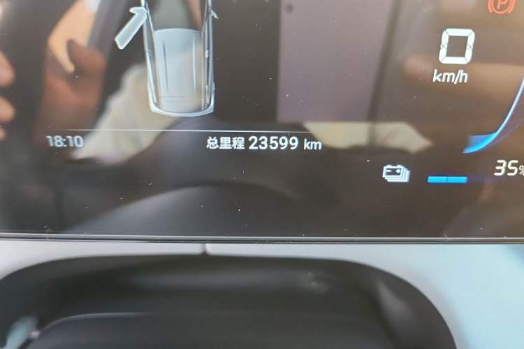 Used BYD Seagull 2024 Honor Edition 305km Dynamic Version Odometer Close Up