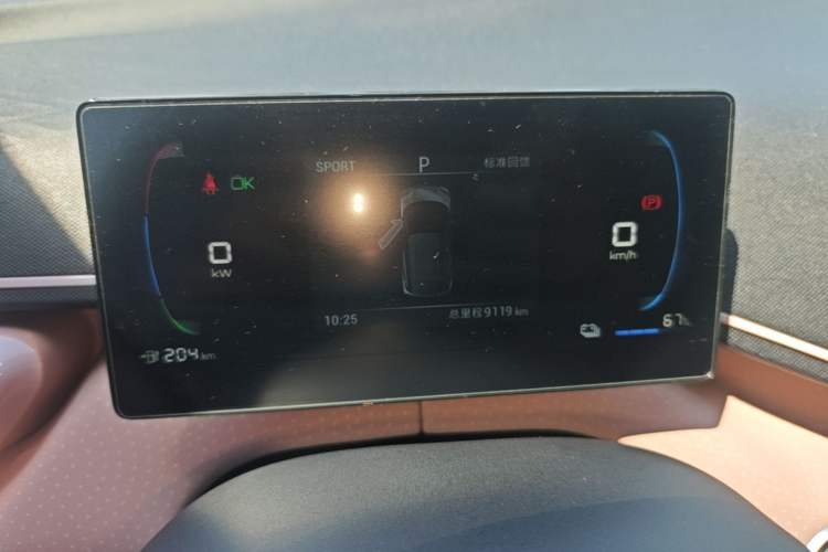 Used BYD Seagull 2024 Honor Edition 305km Freedom Version Instrument Cluster