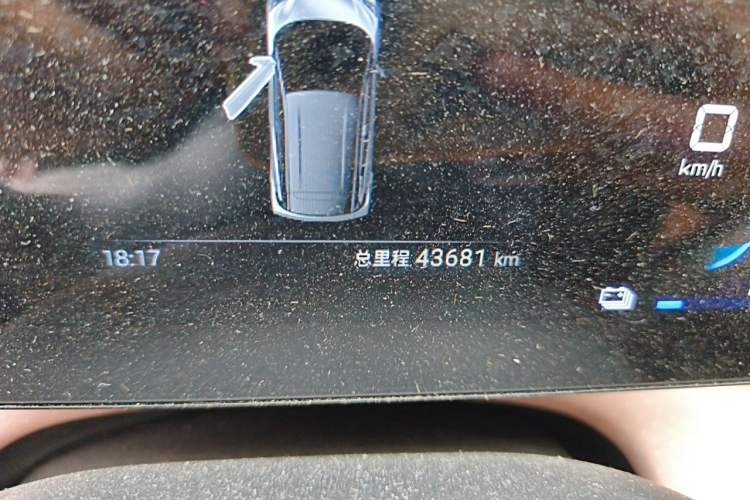 Used BYD Seagull 2024 Honor Edition 305km Dynamic Version Odometer Close Up
