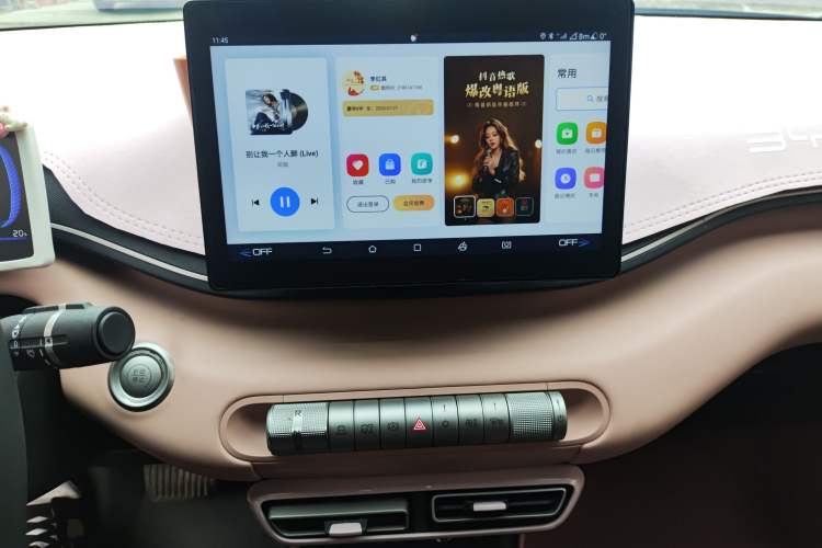 Used BYD Seagull 2024 Honor Edition 405km Flying Version Audio And AC Panel
