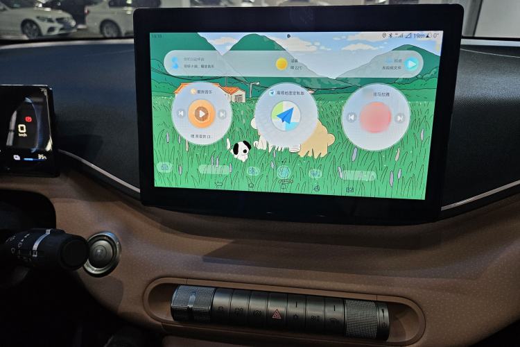 Used BYD Seagull 2024 Honor Edition 305km Freedom Version Audio And AC Panel