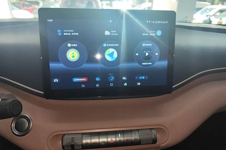 Used BYD Seagull 2024 Honor Edition 305km Dynamic Version Audio And AC Panel