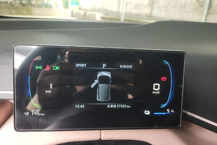 Used BYD Seagull 2024 Honor Edition 305km Dynamic Version Instrument Cluster