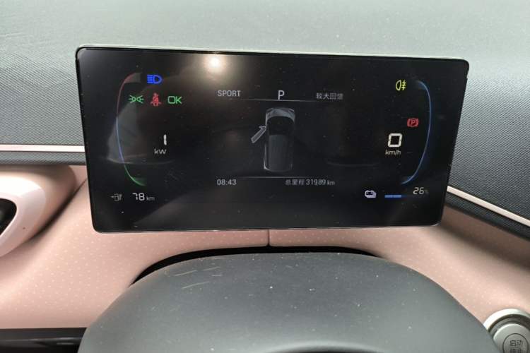 Used BYD Seagull 2024 Honor Edition 305km Dynamic Version Instrument Cluster
