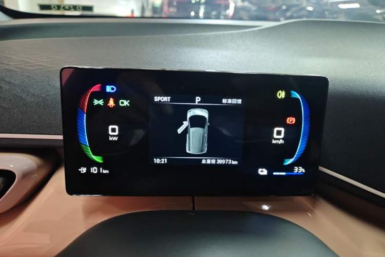 Used BYD Seagull 2024 Honor Edition 305km Freedom Version Instrument Cluster