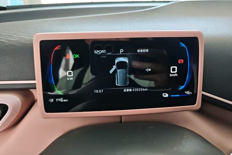 Used BYD Seagull 2024 Honor Edition 305km Freedom Version Instrument Cluster