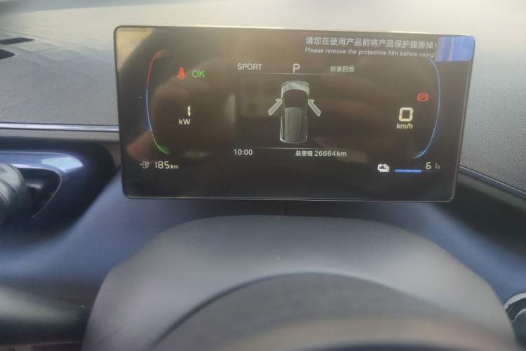 Used BYD Seagull 2024 Honor Edition 305km Dynamic Version Odometer Close Up