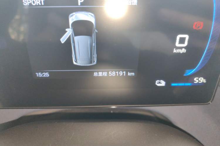 Used BYD Seagull 2024 Honor Edition 305km Dynamic Version Odometer Close Up