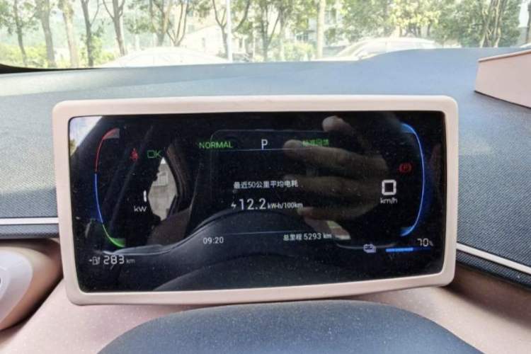 Used BYD Seagull 2024 Honor Edition 405km Flying Version Odometer Close Up