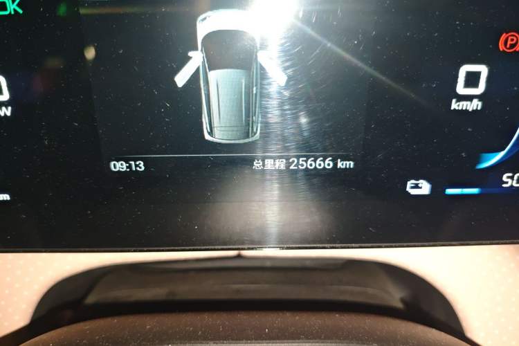 Used BYD Seagull 2024 Honor Edition 305km Dynamic Version Odometer Close Up