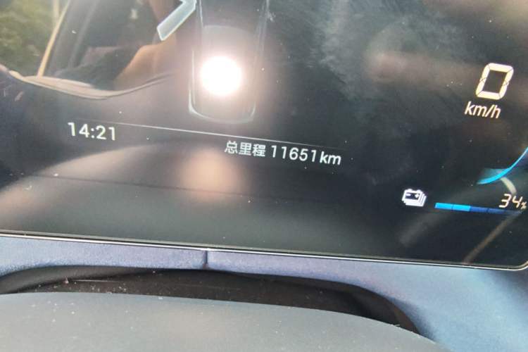 Used BYD Seagull 2024 Honor Edition 305km Freedom Version Odometer Close Up