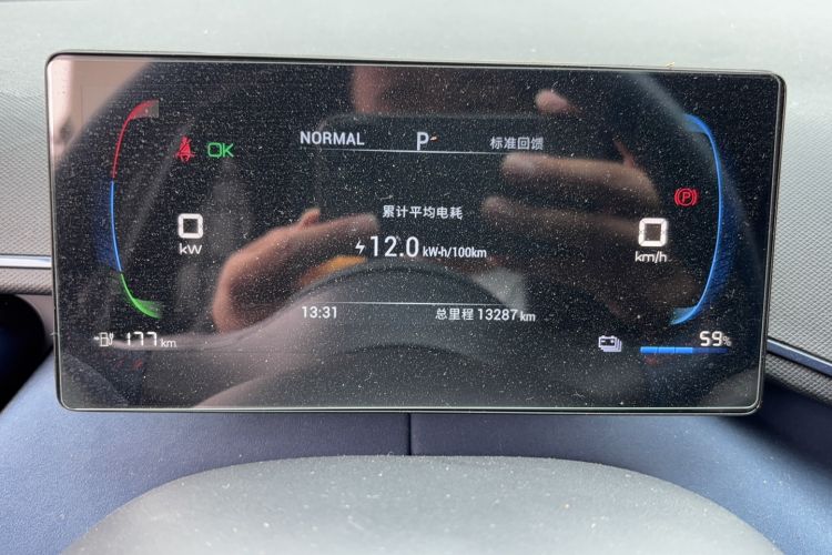 Used BYD Seagull 2024 Honor Edition 305km Freedom Version Odometer Close Up