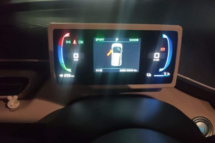 Used BYD Seagull 2024 Honor Edition 405km Flying Version Odometer Close Up