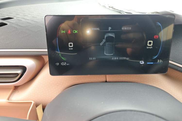 Used BYD Seagull 2024 Honor Edition 305km Dynamic Version Odometer Close Up