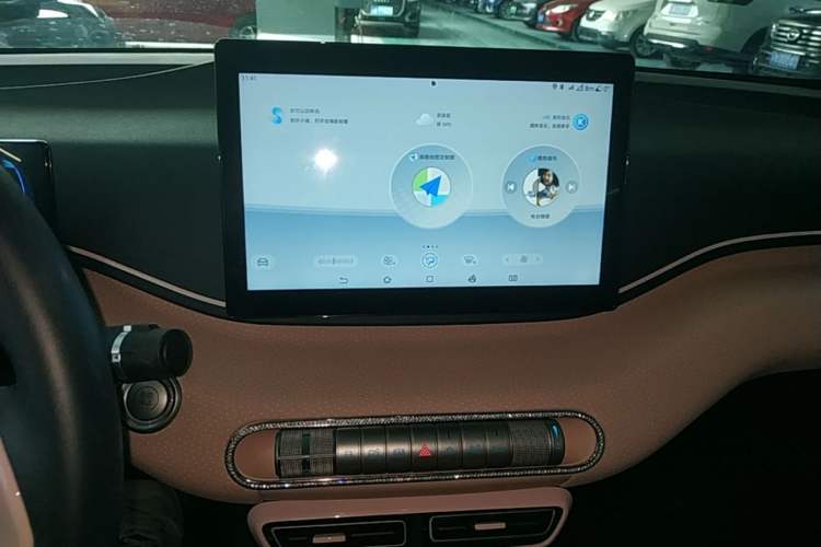 Used BYD Seagull 2024 Honor Edition 405km Flying Version Audio And AC Panel