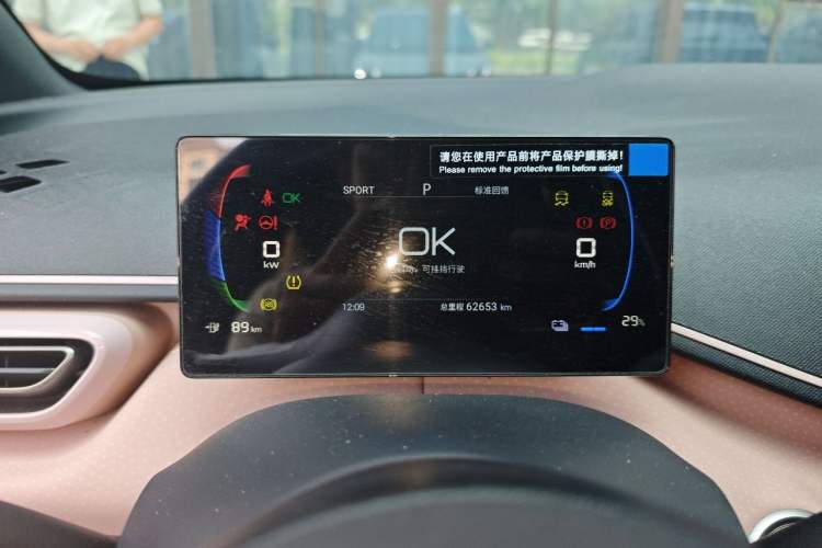 Used BYD Seagull 2024 Honor Edition 305km Freedom Version Instrument Cluster