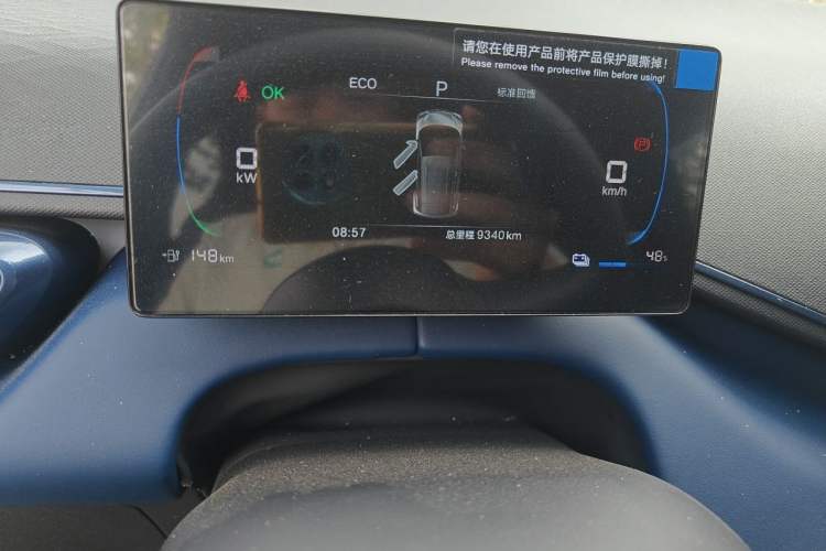 Used BYD Seagull 2025 Intelligent Driving Version 305 km Dynamic Edition Odometer Close Up