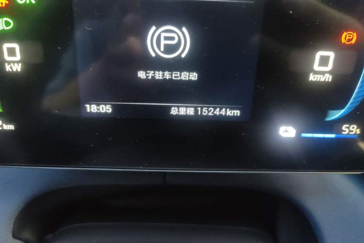 Used BYD Seagull 2025 305 km Free Version Odometer Close Up