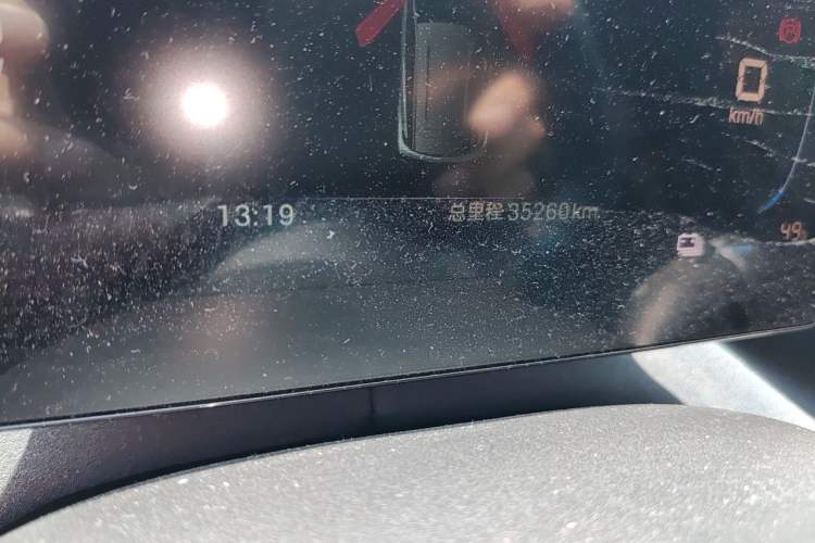 Used BYD Seagull 2025 405 km Flying Edition Odometer Close Up