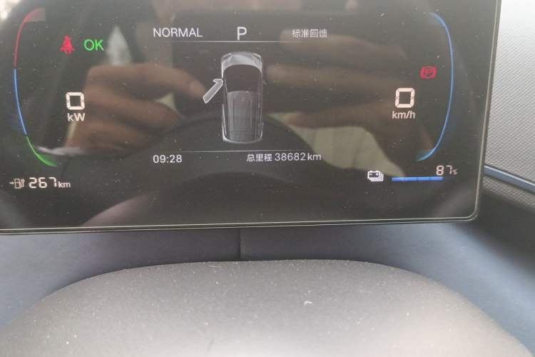 Used BYD Seagull 2025 305km Active Version Odometer Close Up