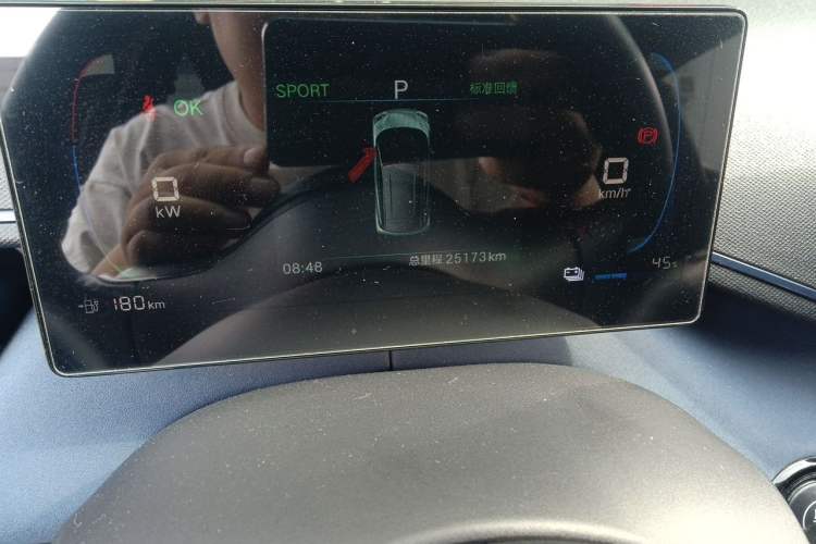Used BYD Seagull 2025 405 km Flying Edition Odometer Close Up