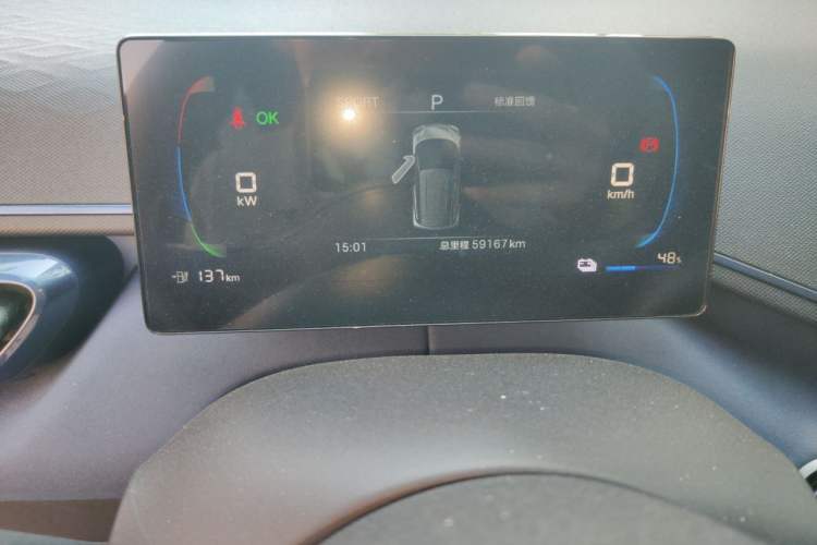 Used BYD Seagull 2025 305 km Free Version Odometer Close Up
