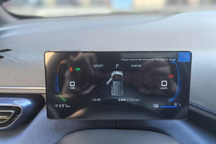 Used BYD Seagull 2025 305 km Free Version Odometer Close Up