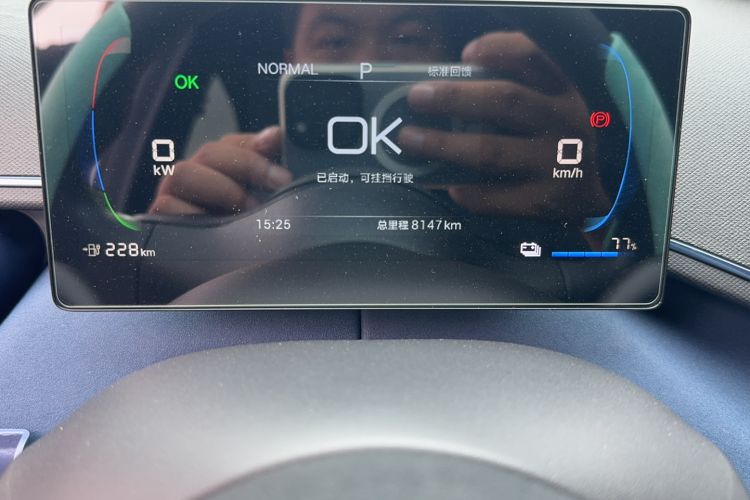 Used BYD Seagull 2025 305km Active Version Odometer Close Up