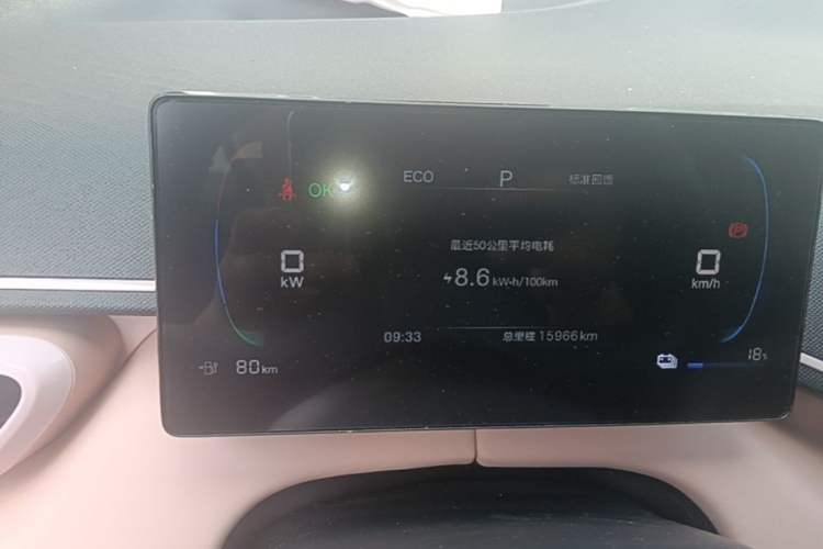 Used BYD Seagull 2025 Intelligent Driving Version 305 km Dynamic Edition Instrument Cluster
